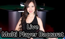 Live Multi Player Baccarat