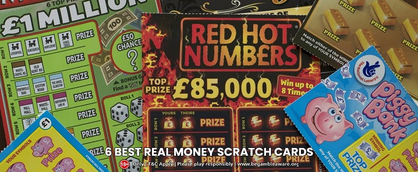 6 Best Real Money Scratch Cards for You